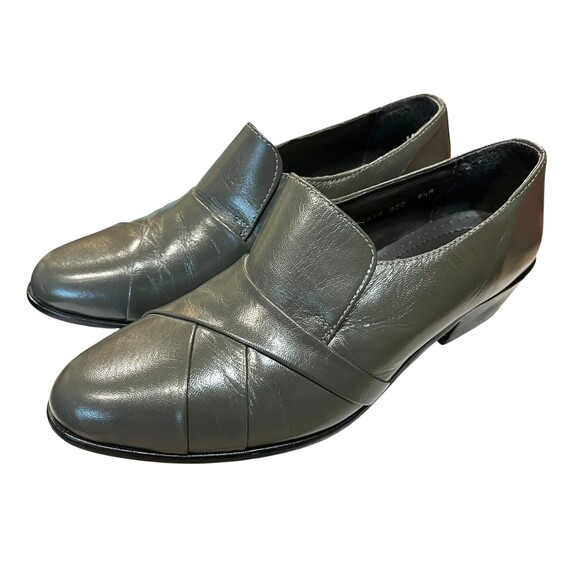 Stacy Adams Mens Gray Leather Loafers Dress Shoe  Size 9.5  Office Formal Church main image 10